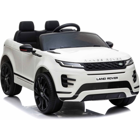 Range Rover Evoque Elektrische Kinderauto – 12V – 35cm Zit Hoogte – 3-6 Jaar - Kunstlederen Stoel - EVA Banden - Wit