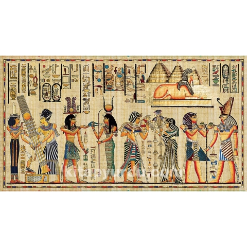 De Geheimen van de Piramide | Houten Puzzel | 10.000 Stukjes | King of Puzzle | 218.5 x 119 cm