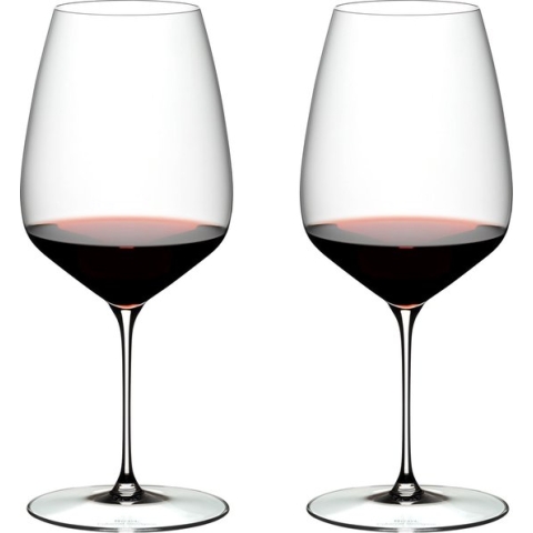 Riedel Rode Wijnglazen Veloce - Cabernet Sauvignon - 2 Stuks