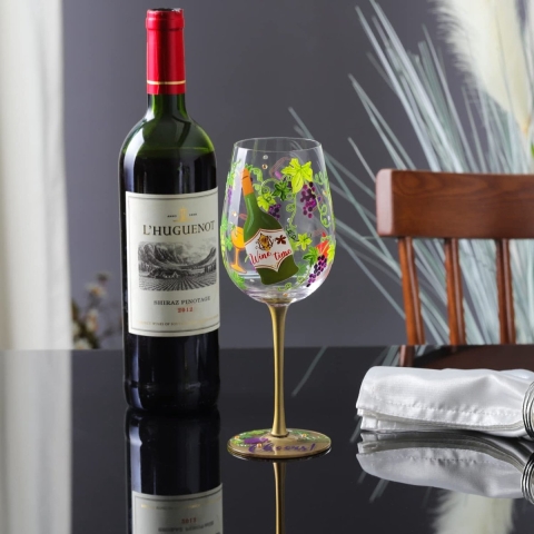 Luxe Wijnglazen set – kerst dineren tafelen – Wine Glass Set - Vaatwasserbestendig - Duurzaam Glas van Hoge Kwaliteit