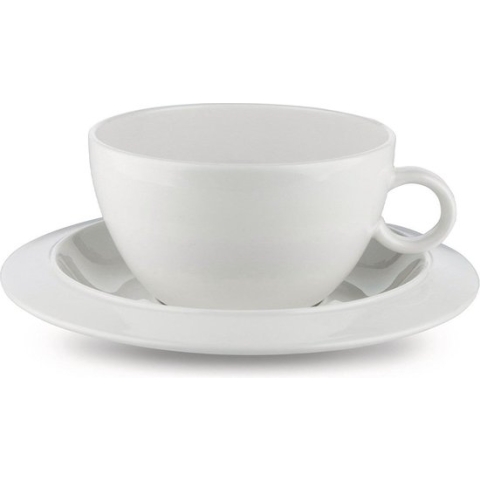 Alessi Twee Kop-met-schotel-Thee-Set-Bone-China.