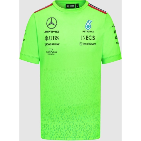 Mercedes teamline set up volt te-shirt maat M - Lewis Hamilton - Mercedes AMG - AMG - George Russel -