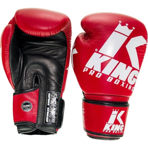 King (kick)bokshandschoenen Platinum 4 Rood/Wit 14oz