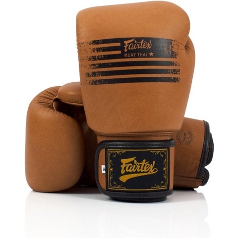 Fairtex BGV21 Legacy Bokshandschoenen - echt leer - bruin - 16 oz