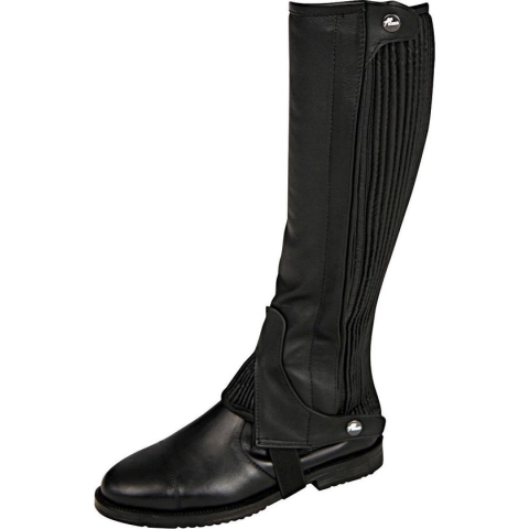 Horka Leren Chaps - Zwart  - Horka