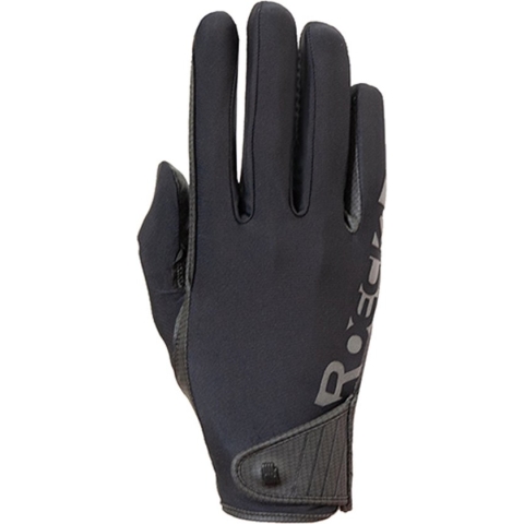 Handschoenen Muenster Black - 7 | Paardrij handschoenen