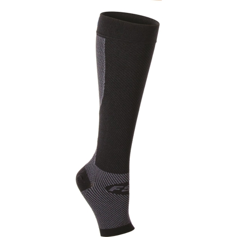 OS1st FS6+ Performance compressiekousen maat XXL (51+) - zwart - verlicht fasciitis plantaris/hielspoor - shin splints - been krampen - achilles tendinitis - verminderd pijn en zwelling - verbetert de bloedsomloop