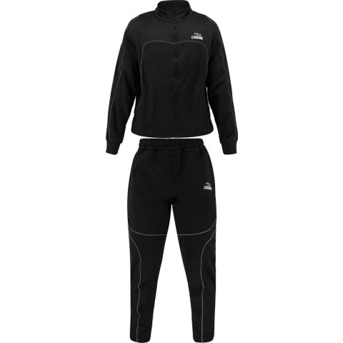 trainingspak dames/heren reflect Zwart  XL