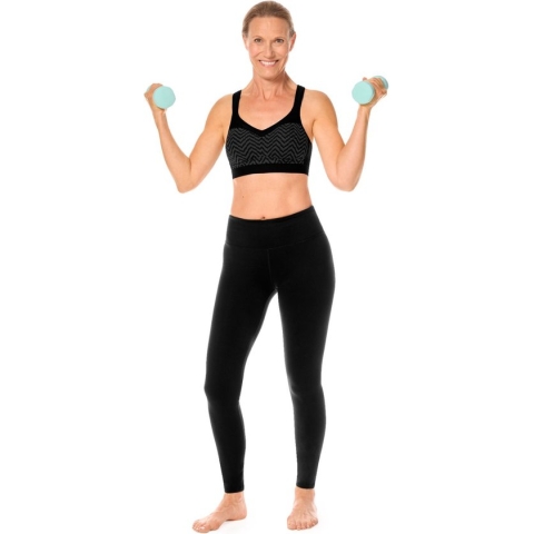 Amoena Jolie Prothese Sport Bh Jolie SB Zwart/Grijs - maat EU 90E / FR 105E