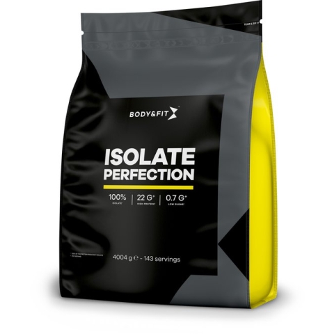Body & Fit Isolaat Perfection - Eiwitpoeder / Eiwitshake - 4000 gram (142 shakes) - Strawberry Sensation