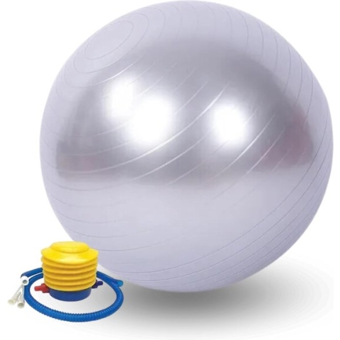 Gymnastiekbal 45 cm. Antislip Pilatesbal. Trainingsbal, fitness, balans, sport. PVC bal voor ontspanning, rugpijn. Anti-explosie. (opblaasbare pomp inbegrepen)