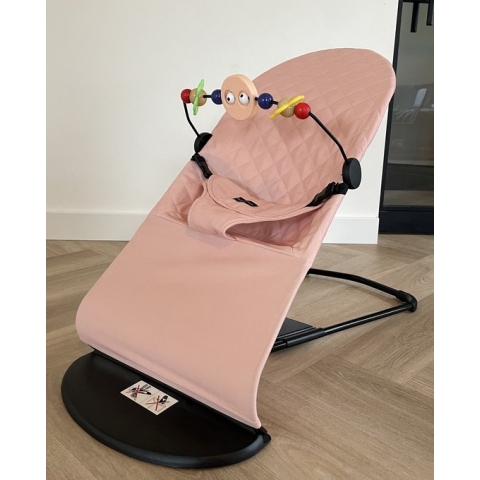 JAXX- wipstoel-roze-met-speelboog-babystoel-baby swing-schommelstoel baby-baby bouncer- wipstoel baby-baby swing-wipstoeltjes-schommelstoel-bouncer