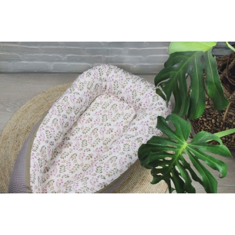 Babynestje - 110 x 75 cm - Jongen & Meisje - Roze - Old Mauve