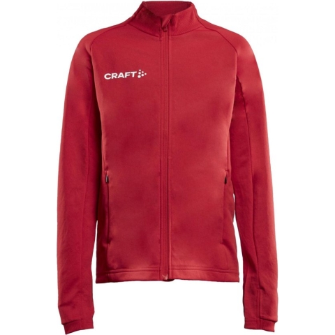 Craft Craft Evolve Full Zip Sportvest - Maat 140  - Unisex - rood