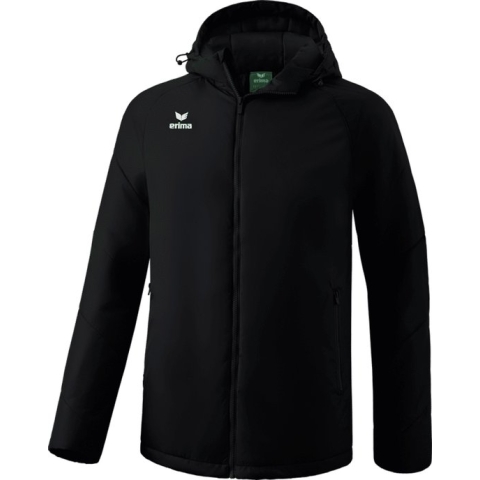 ERIMA Team Winterjack Kind Zwart Maat 164