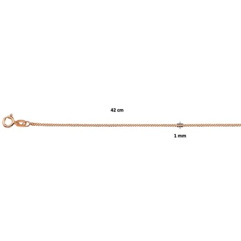 Collier Gourmette 1,0 Mm
