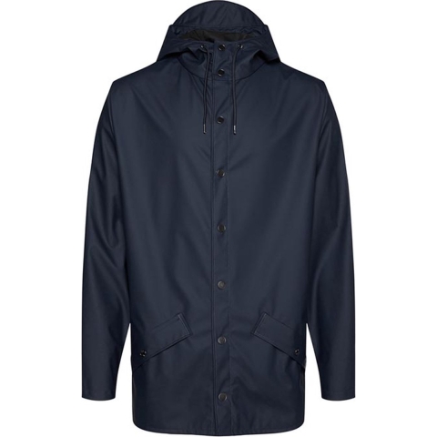 Regenjas - RAINS - Jacket Navy - Maat XS