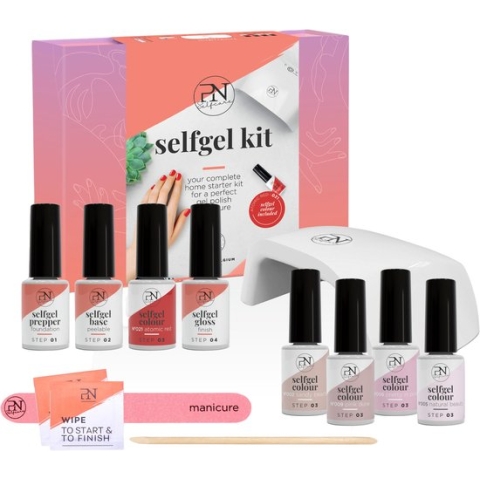 PN Selfcare Gellak Starterspakket - LED lamp - Manicure Set - 5x Gellak - Nail Wipes - 21 Dagen Effect