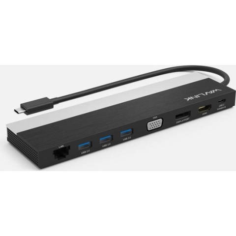 Wavlink USB-C 4K Triple Display Docking Systeem - Plug en Play - Windows en Mac OSx