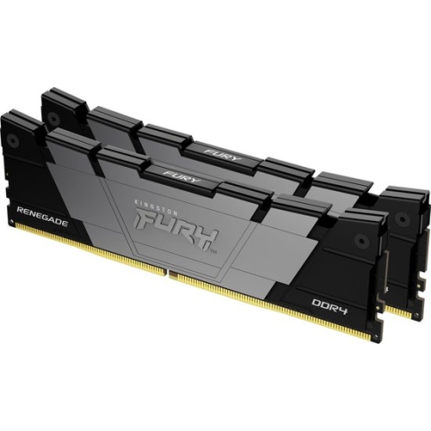 32GB 3200MT/s DDR4 CL16 DIMM (set van 2) 1Gx8 FURY Renegade Zwart