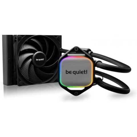 be quiet! Pure Loop 2 120 mm - Vloeistof-koelsysteem processor afmeting radiator 154 mm - ARGB Pomp - 1x Pure Wings 3 PWM 120 mm fans - voor Intel LGA 1700, 1200, 115x - AMD AM5, AM4 - zwart