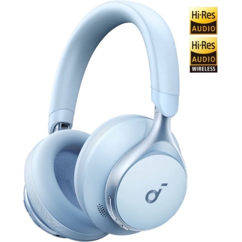 soundcore by Anker Space One-Koptelefoon met Adaptieve en Actieve Ruisonderdrukking-2X zo sterke stemmendemping-40‌ u speeltijd- Appbediening-LDAC Hi-Res Wireless Audio-Comfortabel-Bluetooth 5.3