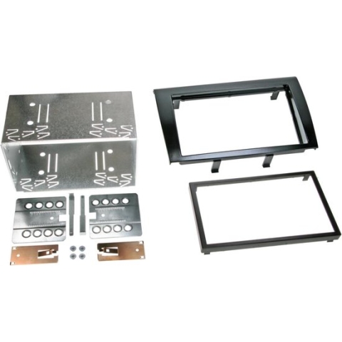 2-DIN Paneel Fiat Bravo 2007-2014 - Kleur: Piano Zwart