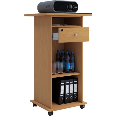 VCM Houten Tabel Meubilair Trolley Trolley Stand Beamer Projector wielen Rolbare Neta Houten Tabel Meubilair Trolley Trolley Stand Beamer Projector wielen Rolbare Neta