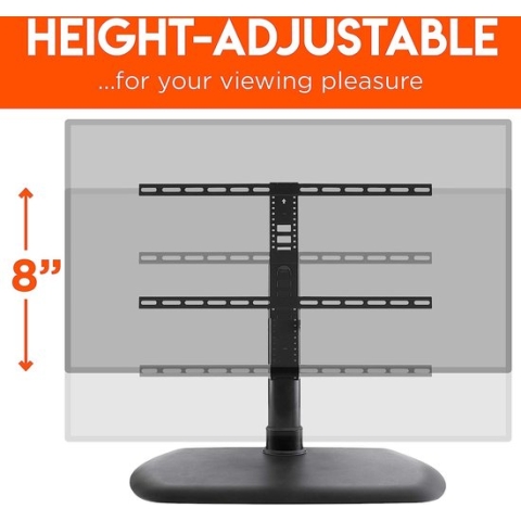 TV voet, draaibare standaard voor TV's tussen 32"-65", in hoogte verstelbare universele televisie sokkel.