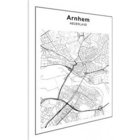 Stadskaart Arnhem - Poster 120x90