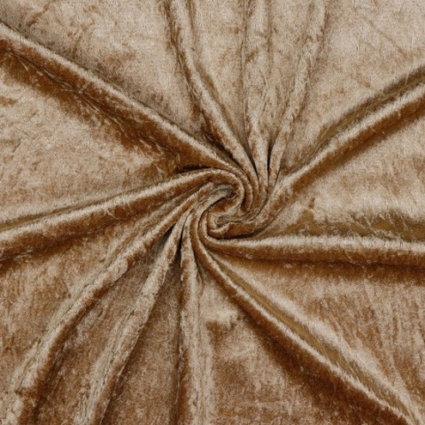 Velours de panne - 140cm breed - Camel - 50 meter