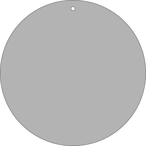 Blanco label grijs, beschrijfbaar, 100 stuks 80 mm