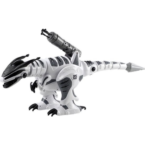 Dinosaurus speelgoed - RC dinosaurus - met licht en geluid - wit