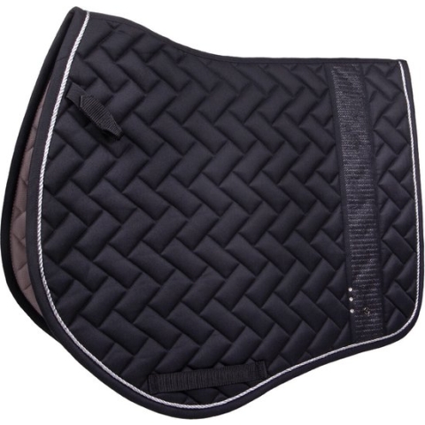 Qhp Zadeldek Kae Black - VZ Full | Zadeldekje paard