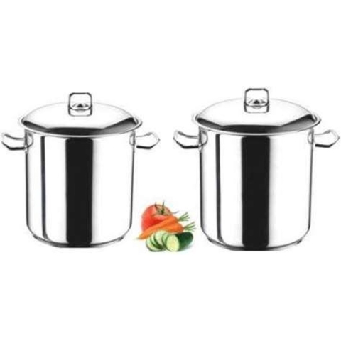 INOX SOEPKOM 21L DIA. 30CM MET DEKSEL