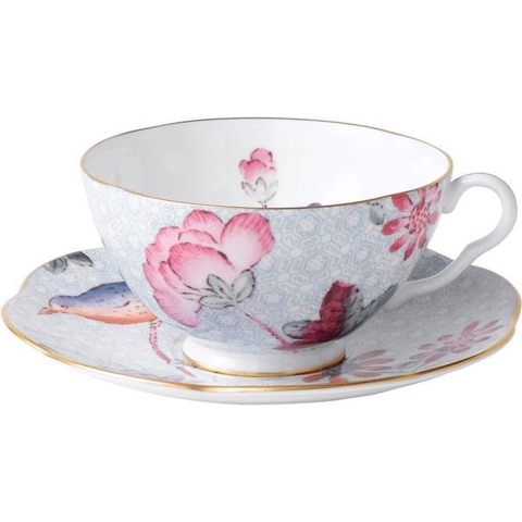 Wedgwood Cuckoo Kop & Schotel - Porselein/blauw