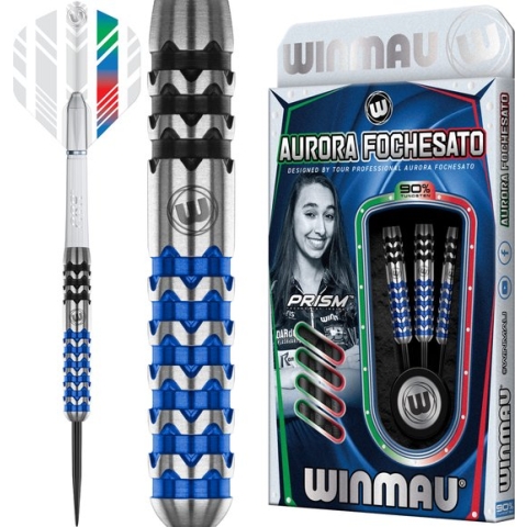 WINMAU - Aurora Fochesato: Steeltip Tungsten Dartpijlen Professioneel - 22g