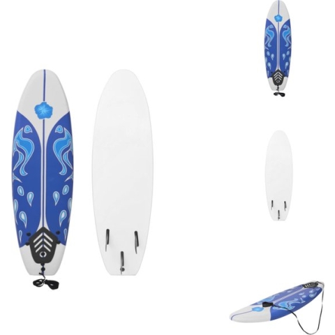 vidaXL Surfplank - Beginners - 170 x 46.8 x 8 cm - Blauw - Surfplank