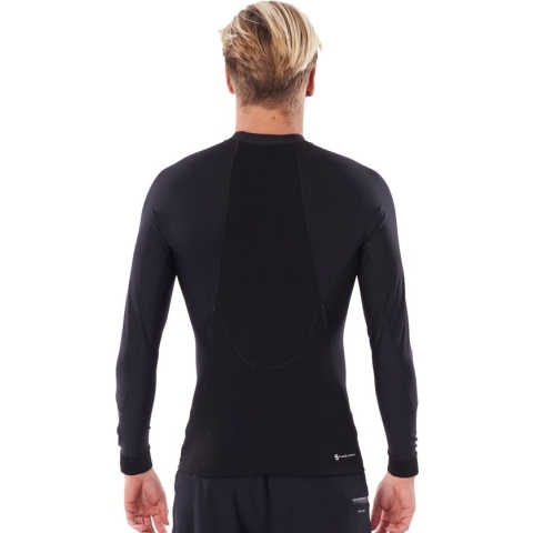 2023 Rip Curl Mens Flashbomb Neo Poly Long Sleeve Top - Black