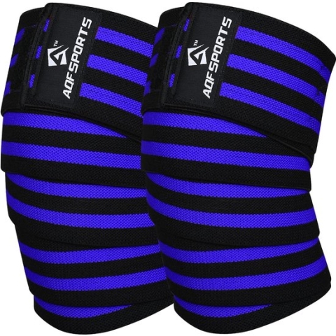 Kniebandage, krachttraining, kniebandage voor mannen en vrouwen, fitness kniebeschermers, elastische kniebandages voor bodybuilding, sport en training