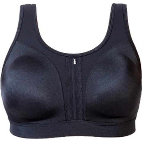 High impact Sport BH (zonder beugel) Cannes, Black / zwart, maat: 100H