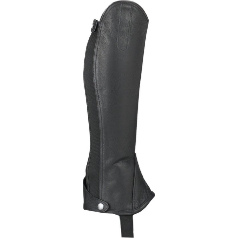 Mondoni Leggings Minichaps - Maat: L - Zwart - Leer