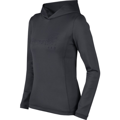 Horka - Equestrian Pro Embossed Hoodie - Antraciet - Maat L