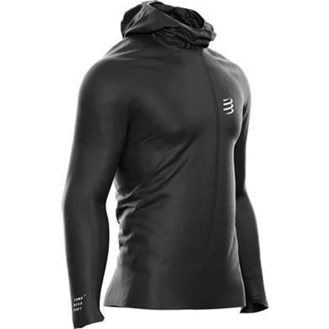 Compressport Hurricane Waterproof Jacket 10/10 Hardloopjas Unisex Zwart