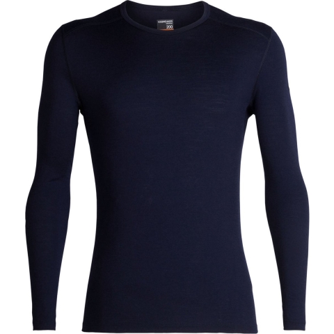 Icebreaker Mens 200 Oasis LS Crewe - Midnight navy - Wintersport - Wintersportkleding - Thermokleding