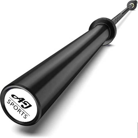 AJ-Sports Olympische Halterstang 150cm - Halterstang 50mm - Inclusief 2 GRATIS barbell collars - Halterbank - Gewichten - Krachtstation - Halters - Barbell - Squat rack - Fitness