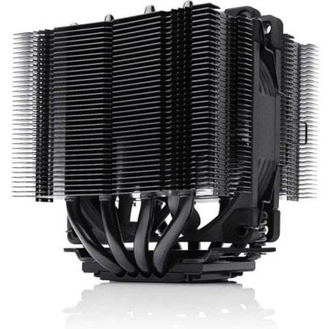 Noctua NH-D9L chromax.black - Koeler voor processor - 400 - 2000 omw/min. - 16.3 - 22.8 dBA - voor Intel LGA: 1851, 1700, 1200, 115x - AMD AM5, AM4 - 4-pins PMW - zwart