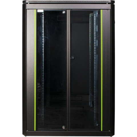LOGON RDL22U88BL Vrijstaande rek 22U 600kg Zwart rack