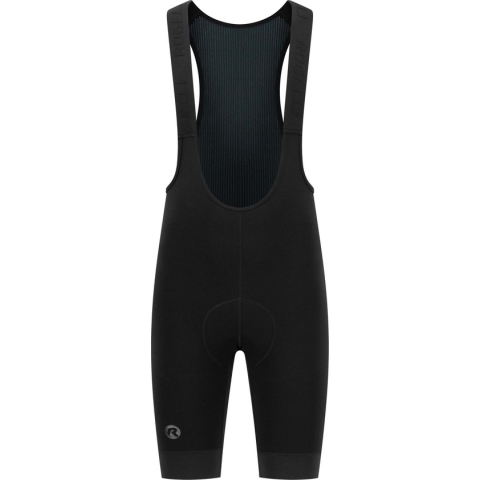 Rogelli Thermal DWR Korte Fietsbroek - Met Bretels - Heren - Zwart - Maat L