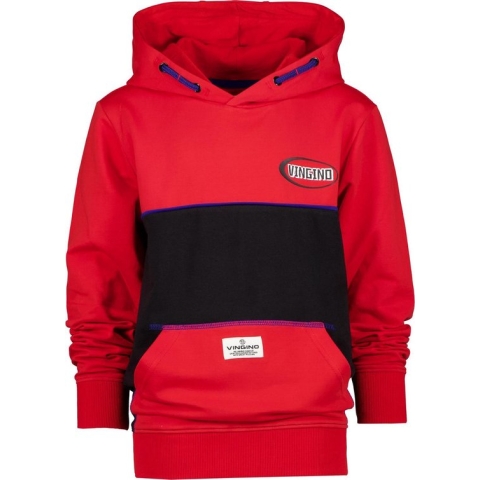 Vingino jongens hoodie Nistic Heat Red